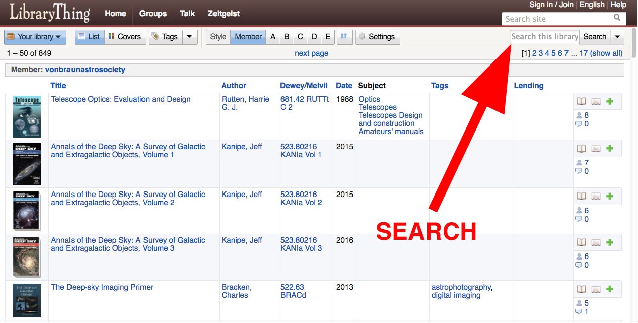 VBAS Library Catalog Search Graphic